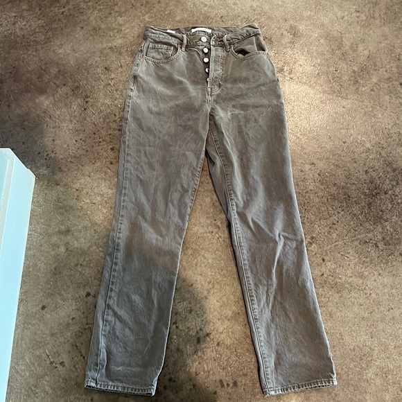Brown Pacsun dad jeans size 26 - Picture 1 of 4